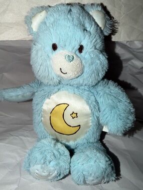 Care Bears Bedtime Bear Plush Rattle 8” Baby Toy Stuffed Animal Lovey